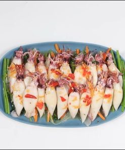 MỰC TRỨNG Hấp hành gừng