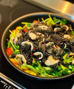 Dạ sách bò xào cải chua